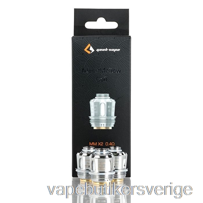 Vape Sverige Geek Vape Meshmellow Mm Utbytesspolar 0,4ohm Mm X2 Meshmellow Coils